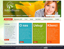 Tablet Screenshot of ambibiuro.pl